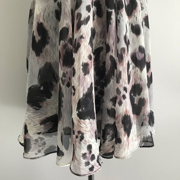 PETER ALEXANDER Sheer Floaty Babydoll Nightie Purple Black Sleeveless V-Neck Bow - Picture 10 of 15